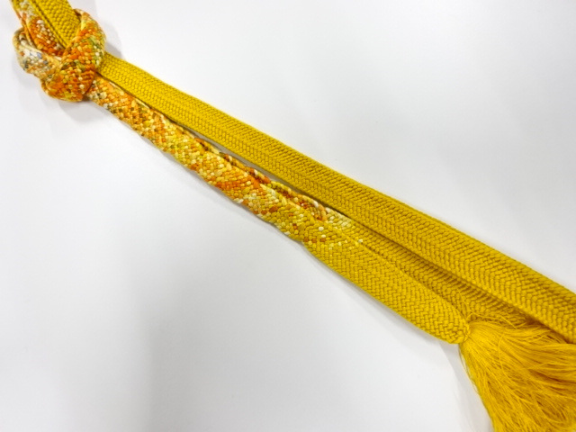 正絹　手組帯締め